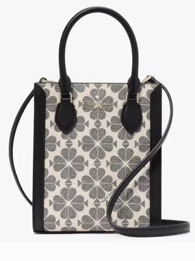 🖤New with Tag🖤 Kate Space Black and White/Cream Clover Tote